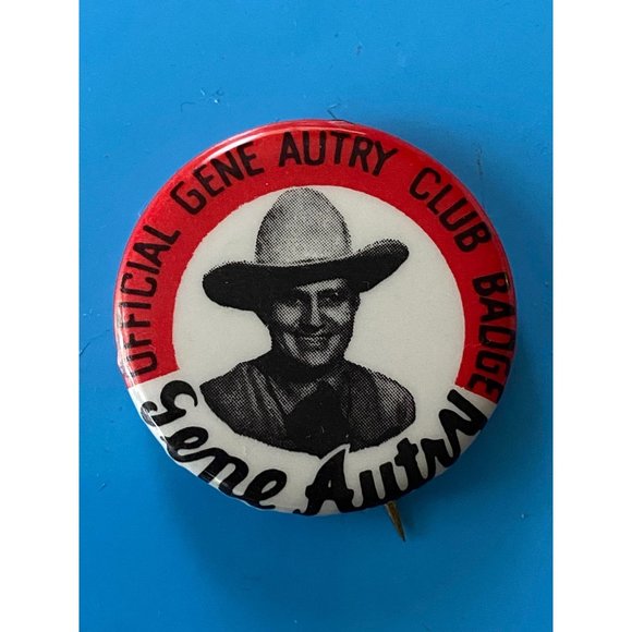 Gene Autry Original Official Fan Club Badge Pin Pinback Antique Collectible - Picture 1 of 3